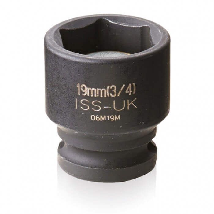04M06M  - ISS  1/4  Drive 6mm Regular Magnetic Impact Socket