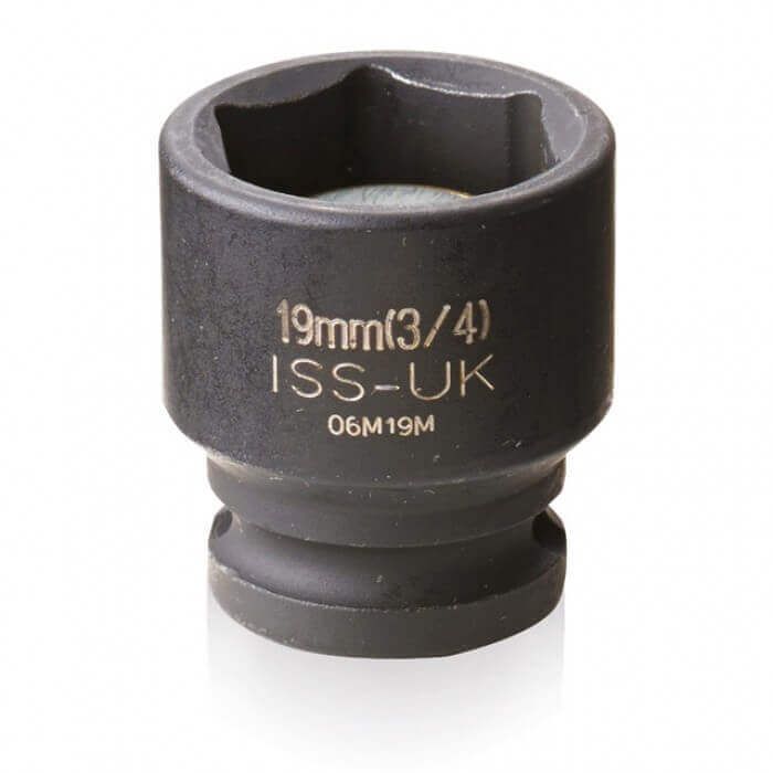 06M15M  - ISS 3/8 Drive Regular Magnetic Impact Socket 15mm