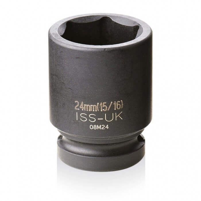 08M16  - ISS  1/2  Drive 16mm Regular Impact Socket