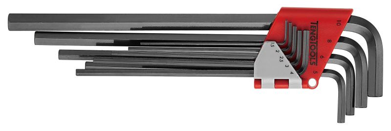Teng Tools 1479MMRL 9 Piece Extra Long Metric Hex Key Set