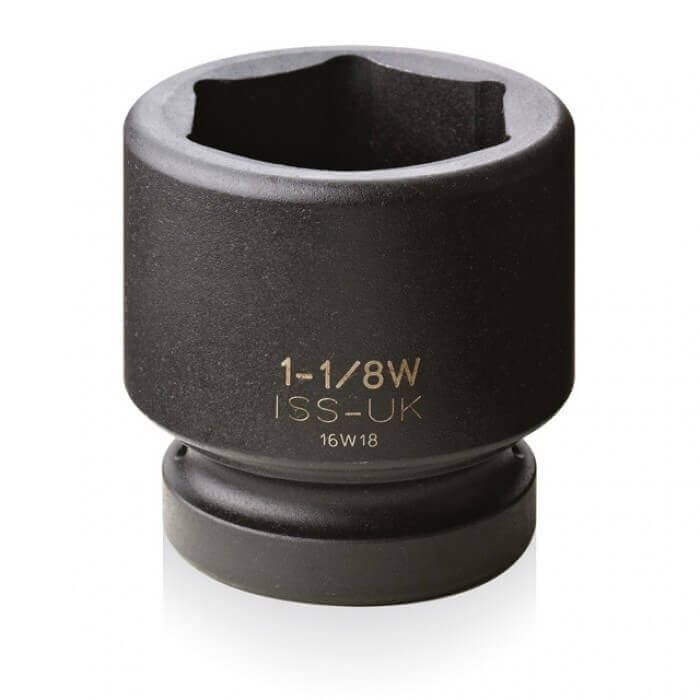 16W08  - ISS  1  Drive 1/2 Whitworth Regular Impact Socket