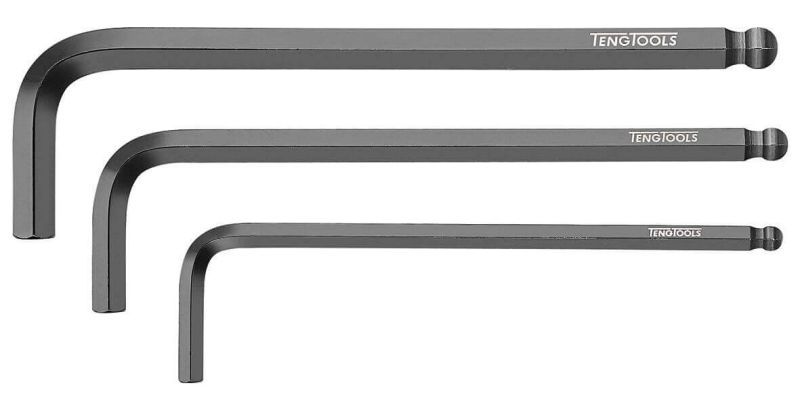Teng Tools 390506BL 6MM Chrome Molybdenum Ball Point Metric Hex Key