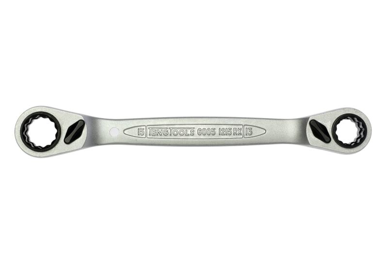 Teng Tools 60051215RX 12x13MM + 14x15MM Multidrive 12 Point Ratchet Ring Spanner
