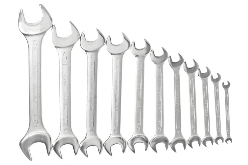 Teng Tools 6211 11 Piece Metric Double Open Ended Spanner Set