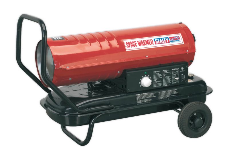 Sealey AB7081 Space Warmer&reg; Paraffin/Kerosene/Diesel Heater 70000Btu/hr with Wheels