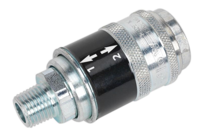 Sealey AC56 Safety Coupling Body Male 1/4