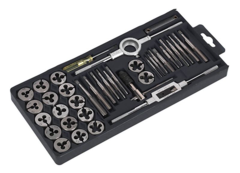 Sealey AK301 Tap & Die Set 40pc Split Dies Metric