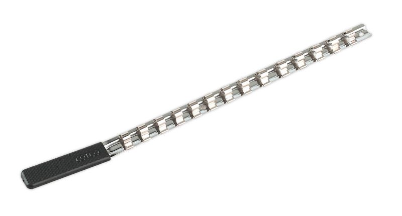 Sealey AK3814 Socket Retaining Rail with 14 Clips 3/8