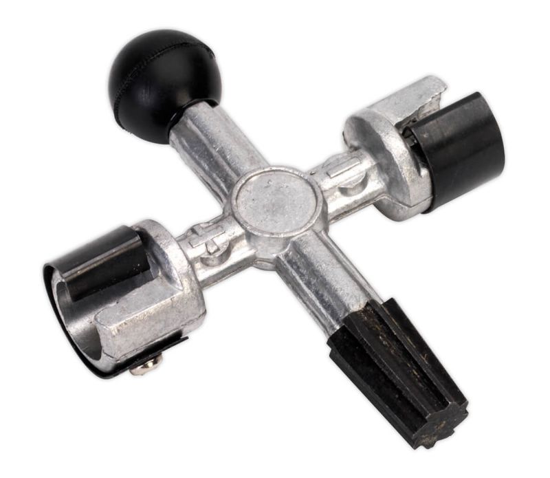 Sealey AK418 Battery Post & Terminal Cleaner 4 Way