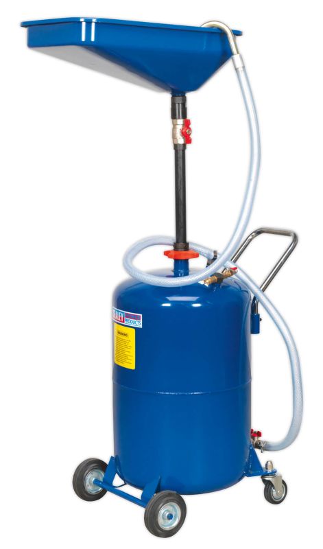 Sealey AK451DX Waste Oil Drainer 65ltr Air Discharge