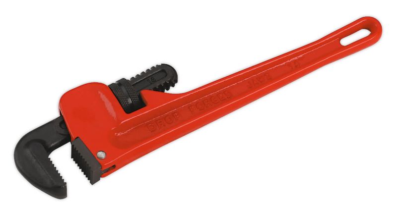 Sealey AK5104 Pipe Wrench European Pattern 350mm Cast Steel