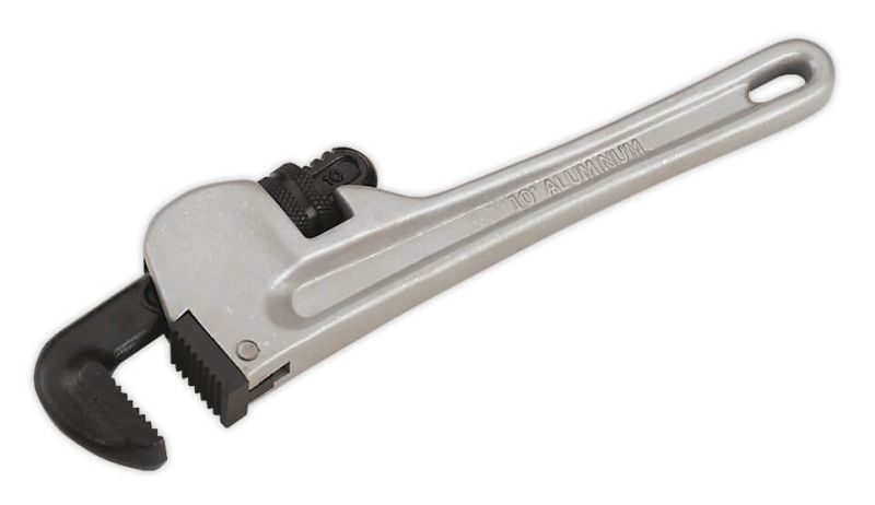 Sealey AK5106 Pipe Wrench European Pattern 250mm Aluminium Alloy