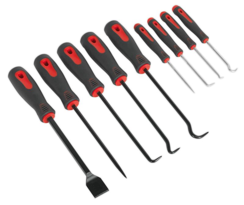 Sealey AK5209 Scraper & Hook Set 9pc
