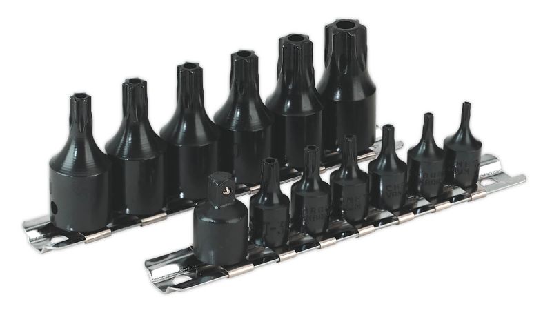 Sealey AK5585 Impact TRX Star Security Socket Bit Set 13pc 1/4