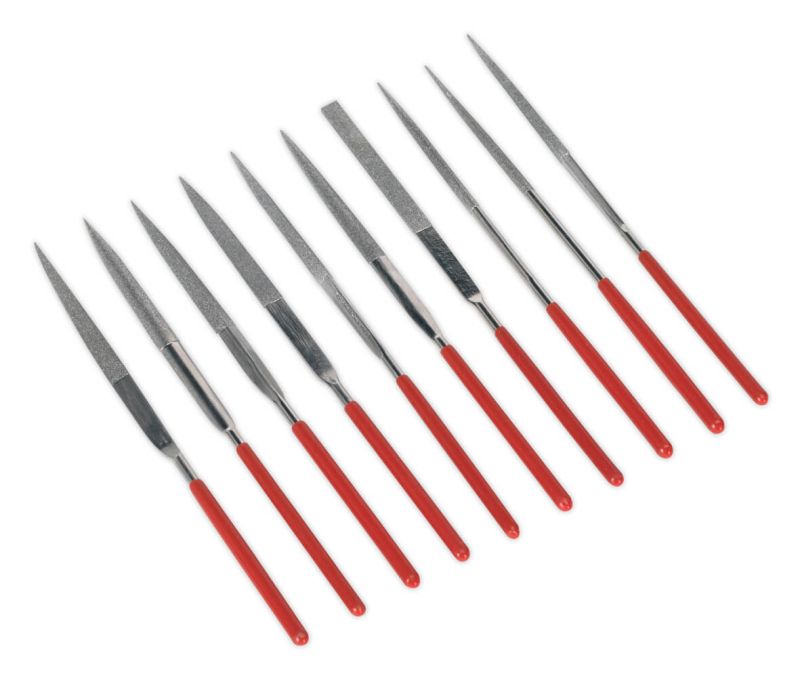 Sealey AK577 Diamond Needle File Set 10pc