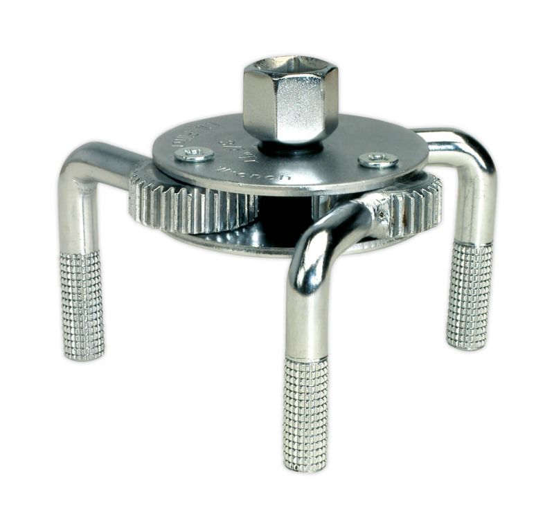 Sealey AK643 Oil Filter Claw Wrench 65 110mm Capacity 3/8