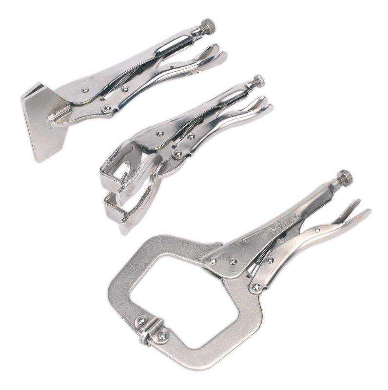 Sealey AK67 'C' Clamp & Welding Clamp Set 3pc