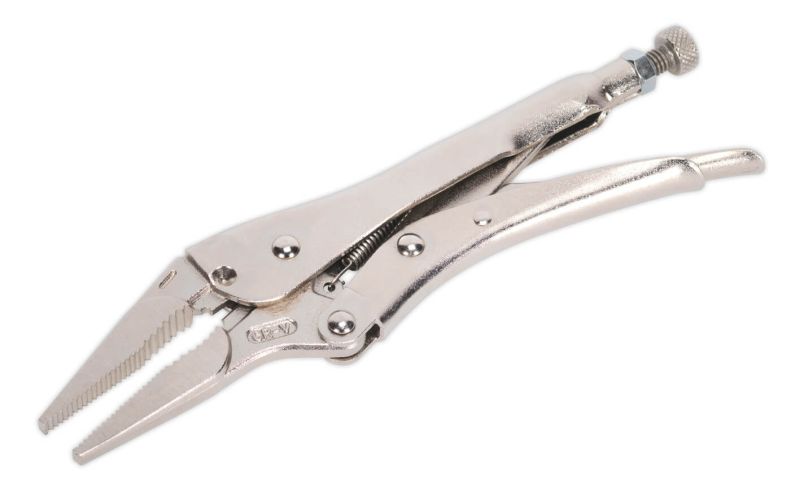 Sealey AK6825 Locking Pliers Long Nose 210mm 0 60mm Capacity