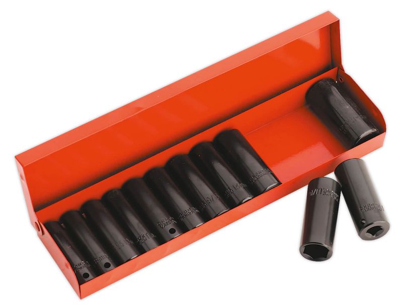 Sealey AK683 Impact Socket Set 12pc Deep 3/8