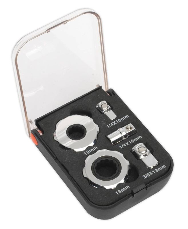 Sealey AK6959 Palm Ratchet Set 5pc 1/4