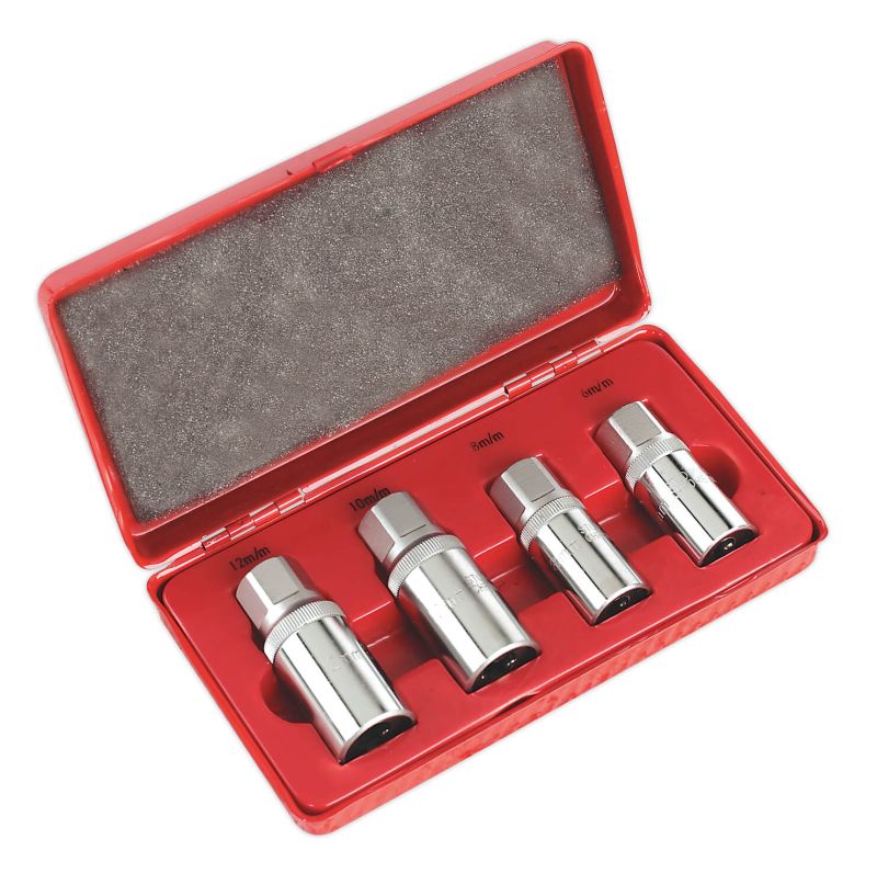 Sealey AK723 Stud Extractor Set 4pc 1/2