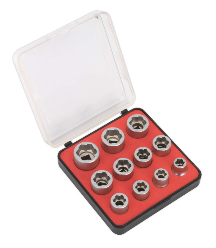 Sealey AK7281 Bolt Extractor Socket Set 11pc 3/8