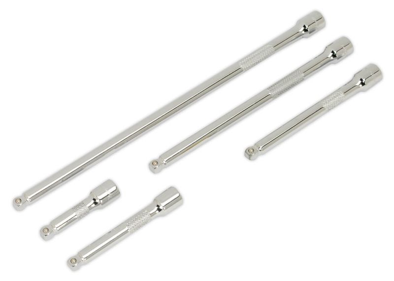 Sealey AK766 Wobble Extension Bar Set 5pc 1/4