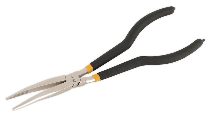 Sealey AK935 Needle Nose Pliers 280mm Offset Ni Fe Finish