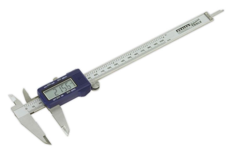 Sealey AK9622EV Digital Vernier Caliper 0 200mm(0 8