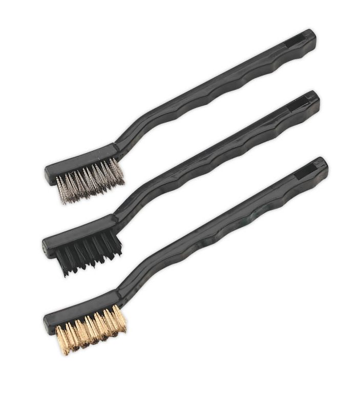 Sealey AK9791 Miniature Brush Set 3pc