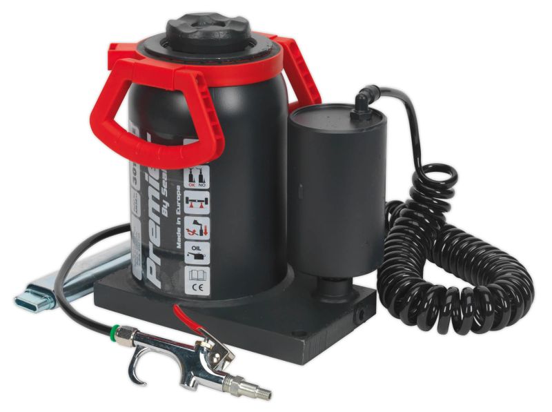 Sealey AM30 Bottle Jack 30tonne Manual/Air Hydraulic