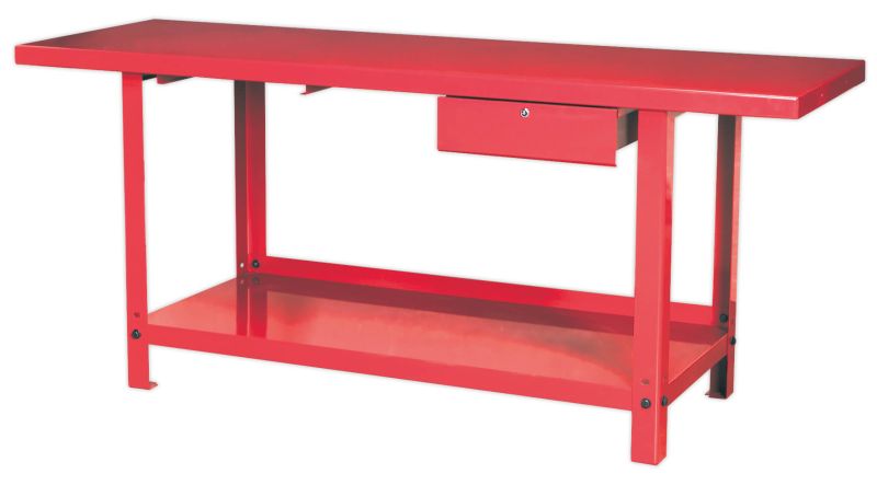 Sealey AP3020 Workbench Steel 2mtr with 1 Drawer