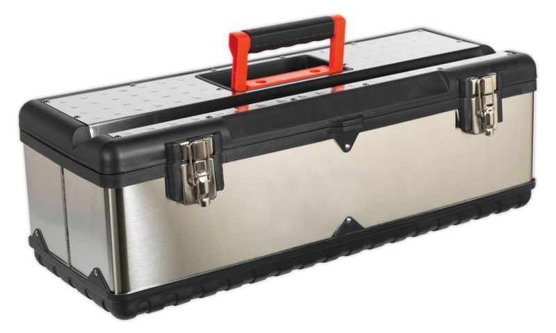 Sealey AP660S Stainless Steel Toolbox 660mm with Tote Tray