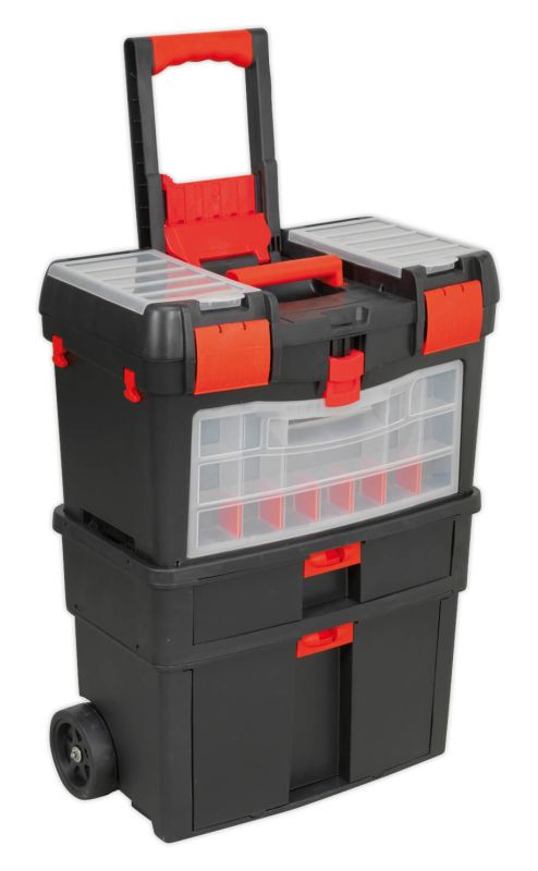 Sealey AP850 Mobile Tool Chest with Tote Tray & Removable Assortment Box
