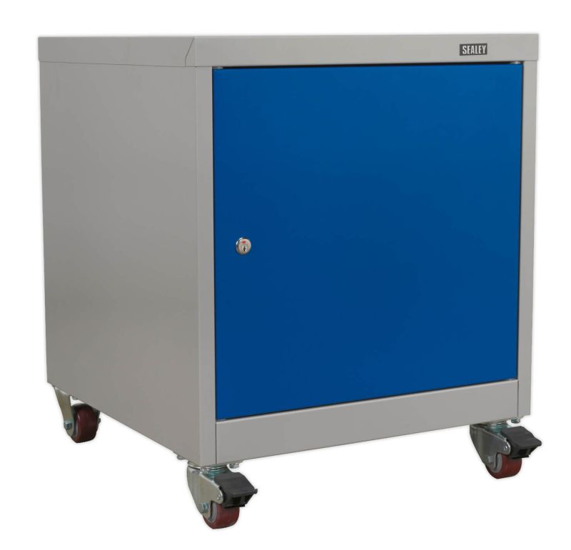 Sealey API5659 Mobile Industrial Cabinet 1 Shelf Locker