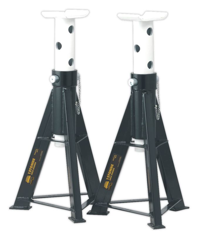 Sealey AS12 Axle Stands (Pair) 12tonne Capacity per Stand