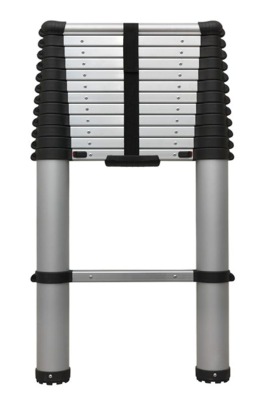 Sealey ATL13 Aluminium Telescopic Ladder 13 Tread EN 131