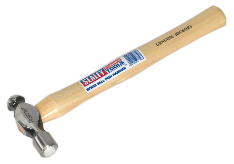 Sealey BPH08 Ball Pein Hammer 8oz Hickory Shaft