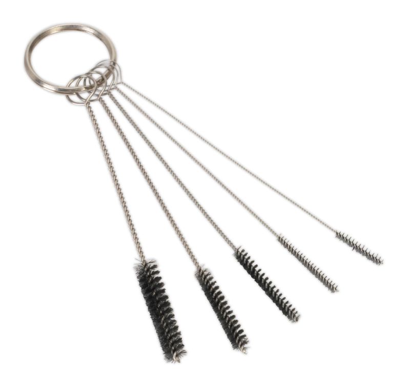 Sealey BSGC4 Spray Gun Cleaning Mini Brush Set 5pc