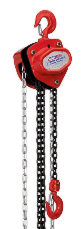 Sealey CB1000 Chain Block 1tonne 2.5mtr