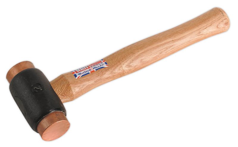 Sealey CFH03 Copper Faced Hammer 2.75lb Hickory Shaft