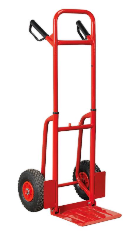 Sealey CST801 Sack Truck with Pneumatic Tyres 200kg Folding