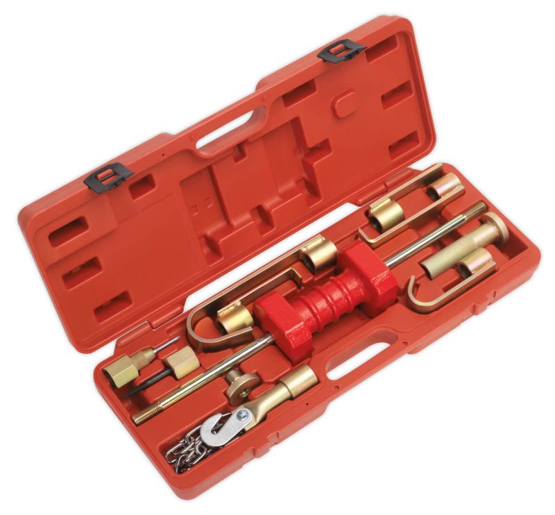 Sealey DP90 Heavy Duty Slide Hammer Kit 10pc