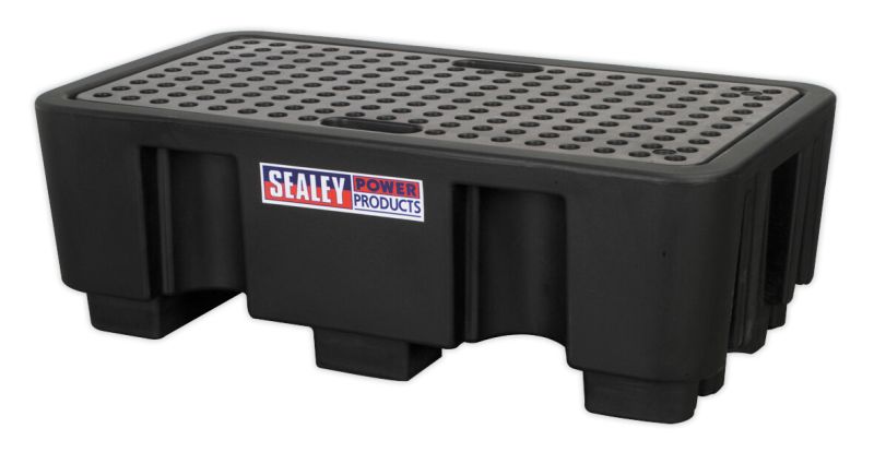 Sealey DRP17 Barrel Bund Polyethylene 1300 x 750 x 440mm 2 Drum