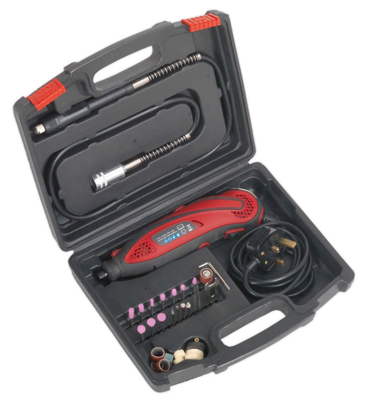 Sealey E540 Multipurpose Rotary Tool & Engraver Kit 40pc 230V