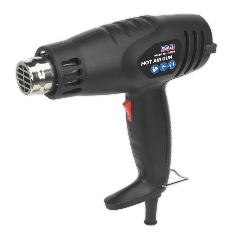 Sealey HS105 Hot Air Gun 1600W 2 Speed 375&deg; C/500&deg; C