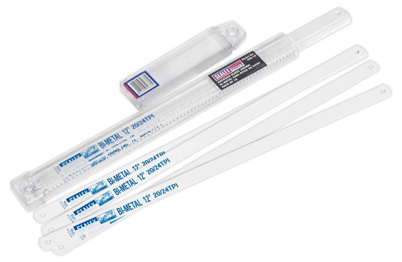Sealey HSB/10 Hacksaw Blade 300mm Bi Metal Vari Pitch 20/24tpi Pack of 10