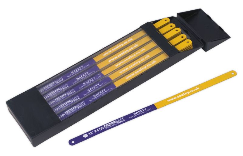 Sealey HSB100KIT Hacksaw Blade 300mm HSS Bi Metal 18 24 32tpi Pack of 100