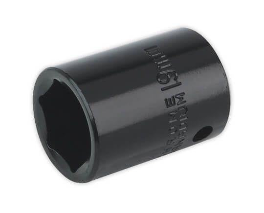 Sealey IS1219 Impact Socket 19mm 1/2