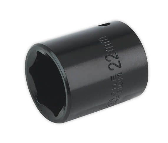 Sealey IS1222 Impact Socket 22mm 1/2